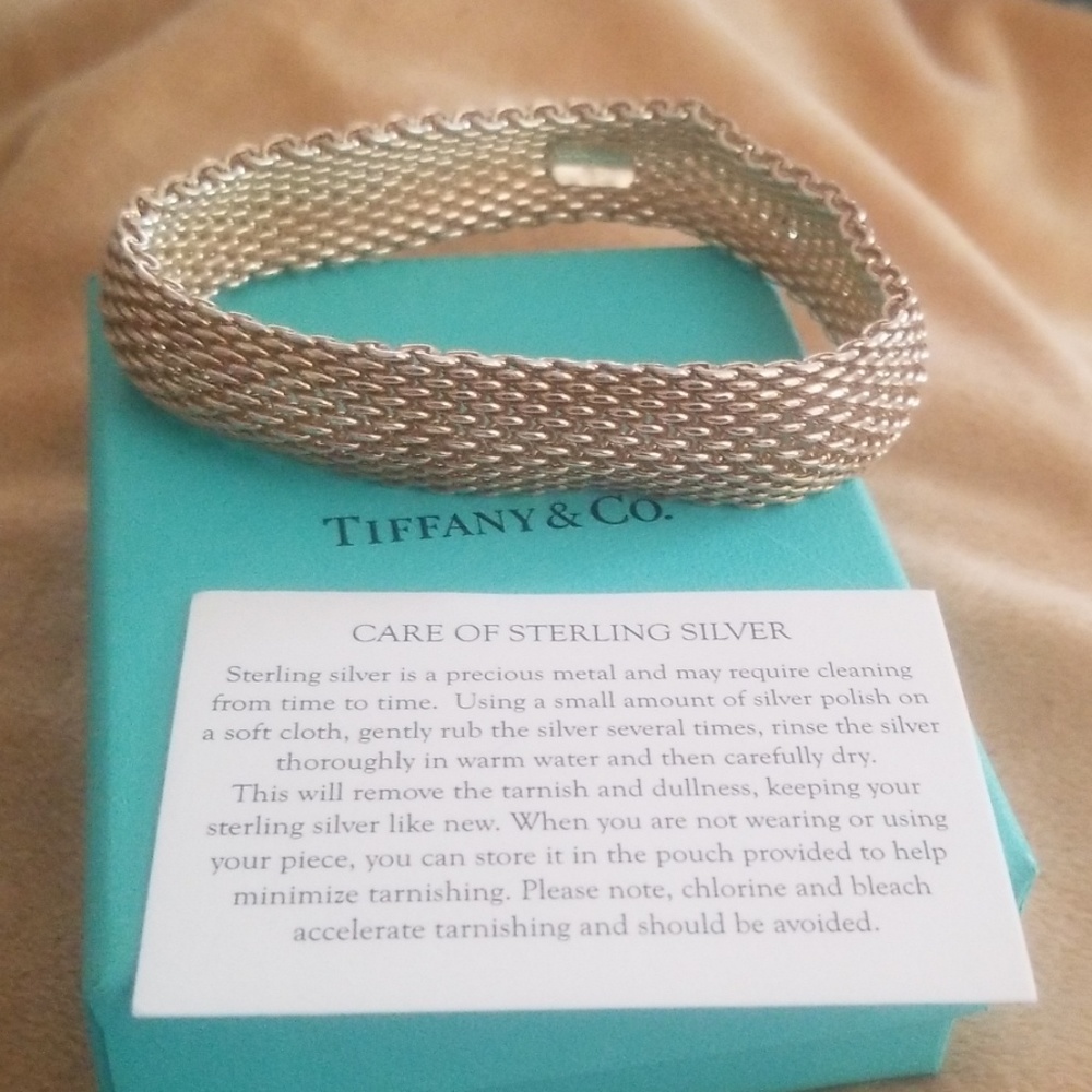 Authentic Tiffany Mesh Bracelet